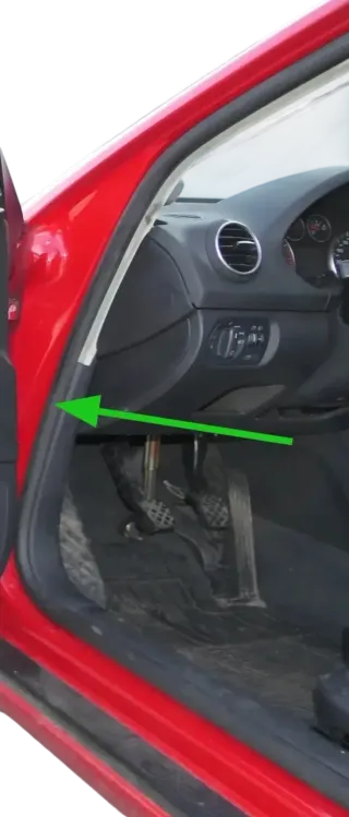 1x A3 8P Türdichtung Dichtung Tür vorne links / rechts Fahrertür 2/3-Türer - Bild 3