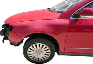 VW Passat 3C Kotflügel vorne links rot LY3D - Bild 1