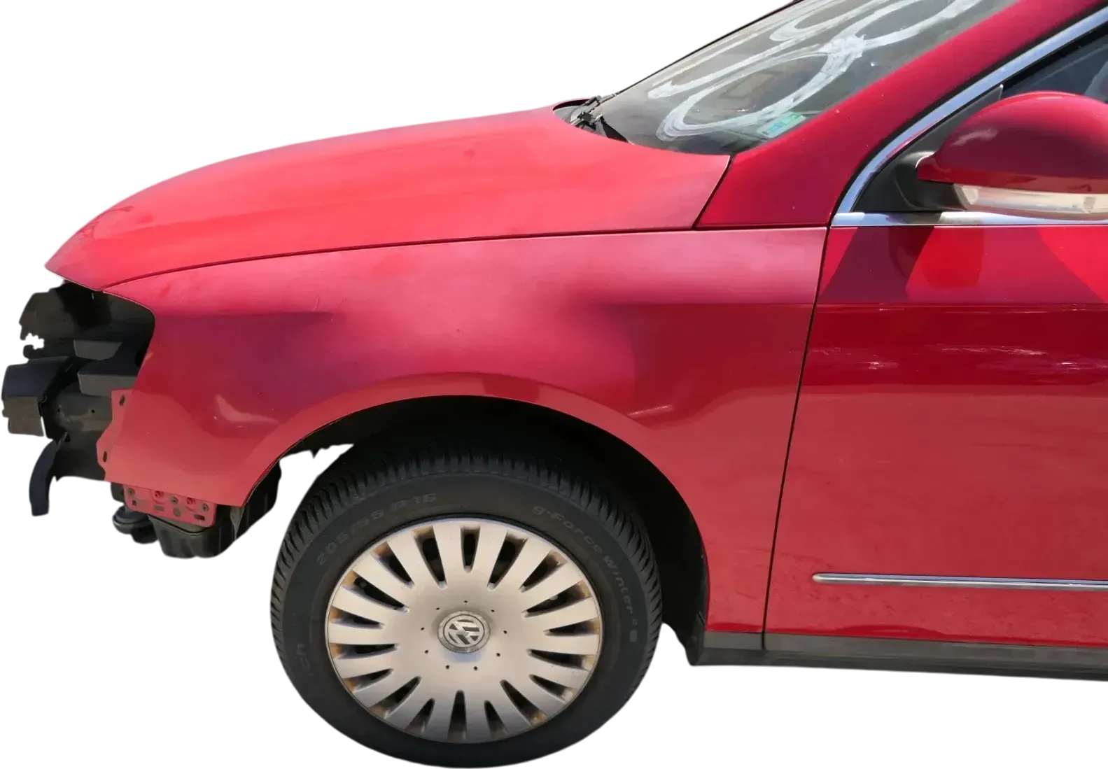 VW Passat 3C Kotflügel vorne links rot LY3D - Bild 1