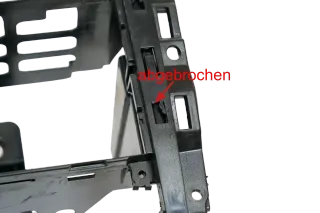 VW Golf 4 Bora Mittelkonsole Verkleidung um Radio 1j1858069G für Dekor - Bild 2
