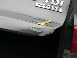 VW Tiguan Heckklappe hinten Kofferraumklappe mit Scheibe grau LD7R - Bild 4