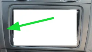 VW Golf 6 5K Mittelkonsole Blende Abdeckung Radio Verkleidung Schacht - Bild 1