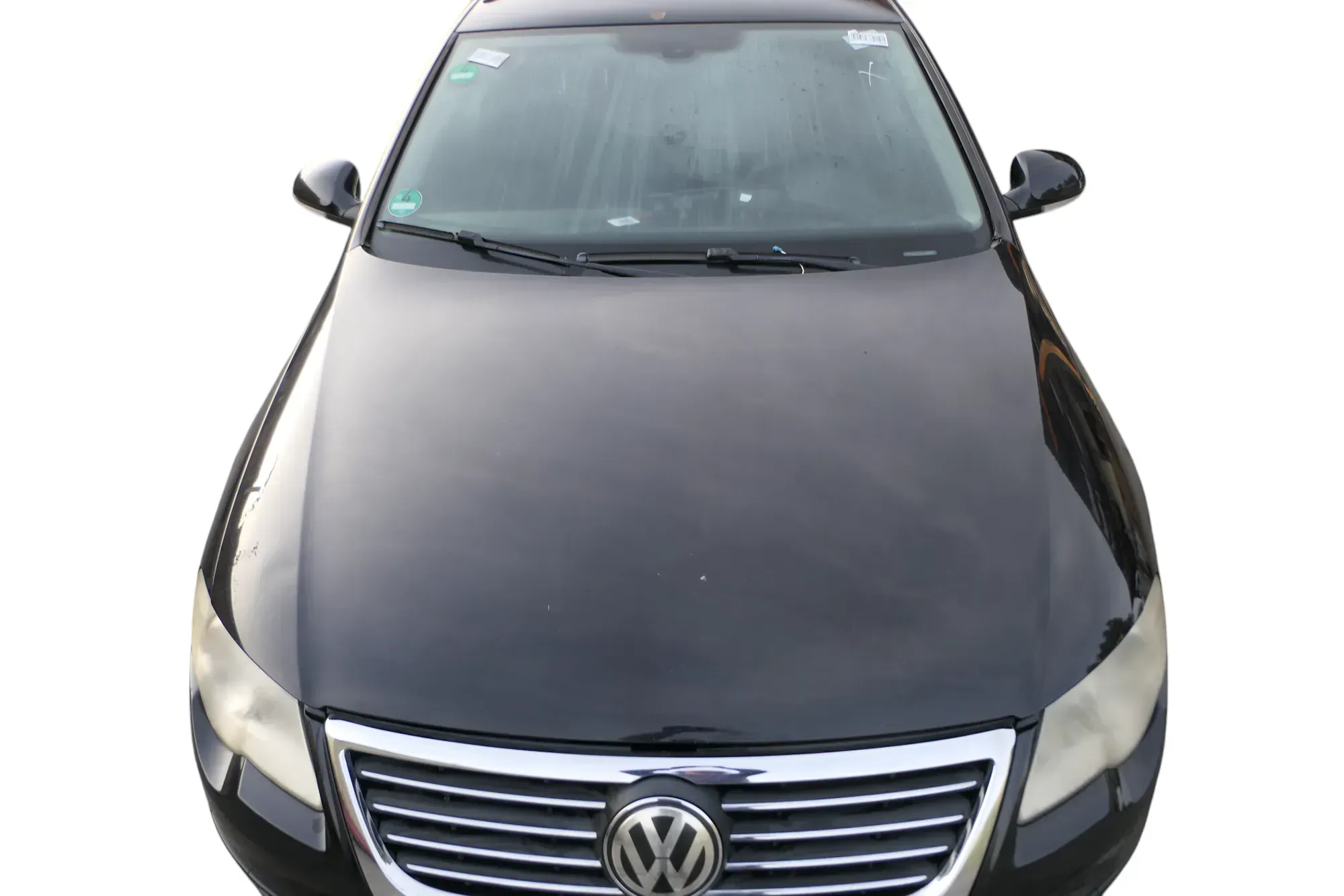 VW Passat 3C Motorhaube Klappe vorne vorn Haube schwarz LC9X deepblack - Bild 1