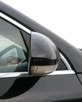 VW Passat 3C elektrischer Spiegel Außenspiegel rechts m.Glas Blinke schwarz LC9X - Bild 2