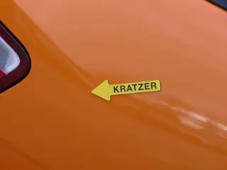 Seat Ibiza 6J Heckklappe Klappe hinten 2/3-Türer orange LP2C Spoiler mit Scheibe - Bild 4