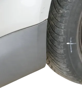 VW Caddy 2K Stoßstange hinten Heckstoßstange Stoßfänger grau graphit nicht lack - Bild 4