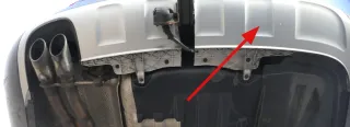 VW Passat 3C B7 Avant nur Spoiler für Stoßstange hinten Heckstoßstange Alltrack - Bild 1