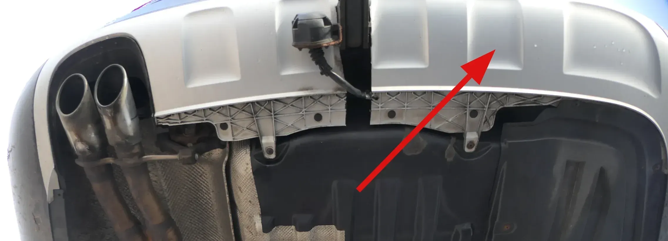 VW Passat 3C B7 Avant nur Spoiler für Stoßstange hinten Heckstoßstange Alltrack - Bild 1