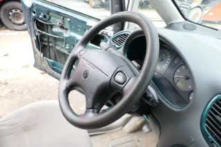 VW Sharan Alhambra Lenkrad 4-Speichen 7M0419091BL Leder Lederlenkrad Mängel - Bild 1