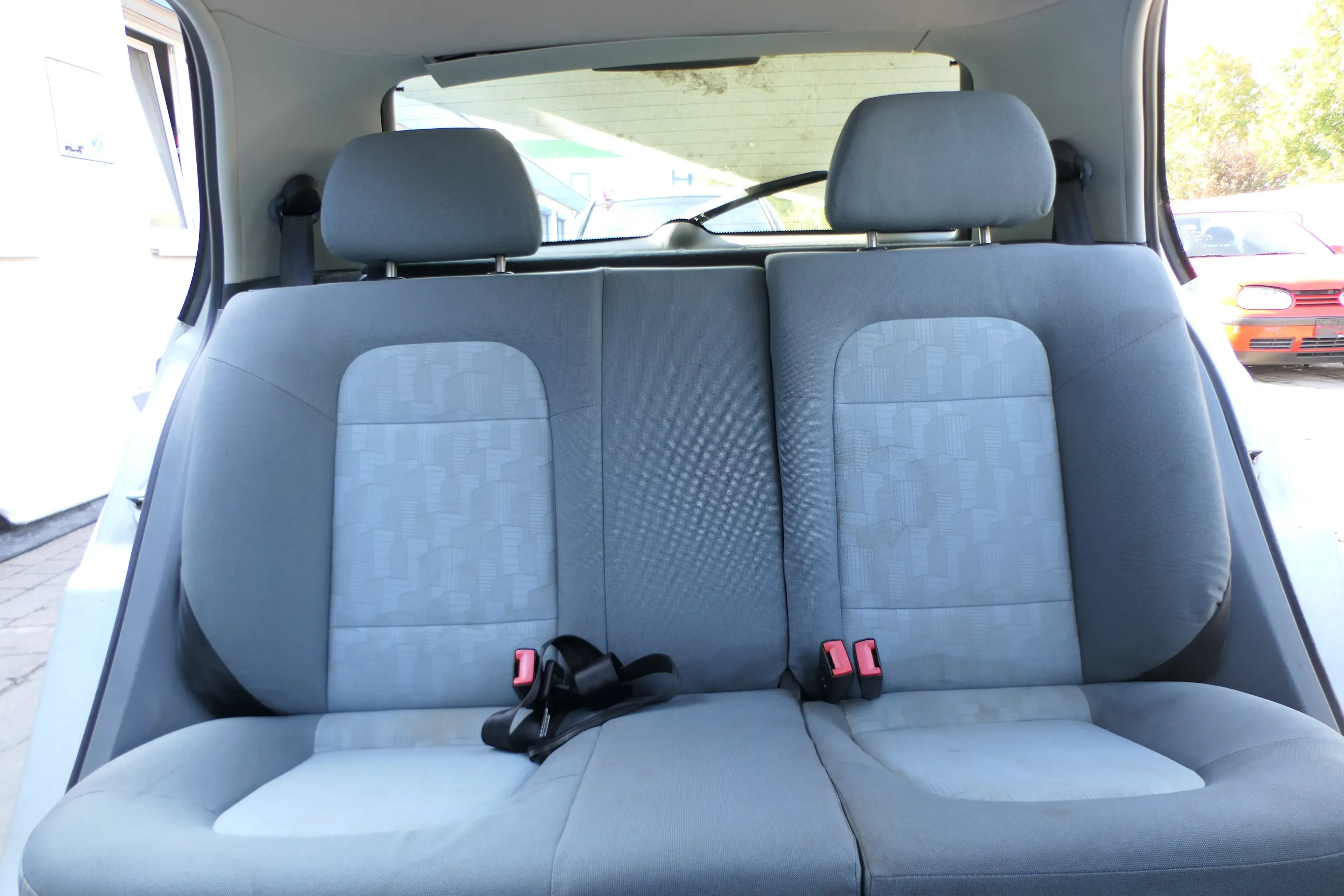 Skoda Fabia 6Y Rückbank Rücksitzbank Sitz Rücksitz hinten + 2x Kopfstützen b - Bild 1