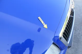 Skoda Fabia 6Y Motorhaube Klappe vorne blau LF5K vorn     (OHNEgrill!) - Bild 6