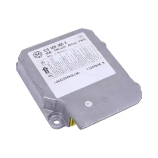 VW Polo 9N 9N3 Steuergerät Airbag Airbagsteuergerät 1C0909605K 016 2/3-Türer - Bild 1