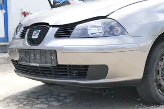 Seat Ibiza 6L Stoßstange Frontstoßstange vorne grau LS7U bis caAnfang2006 - Bild 3