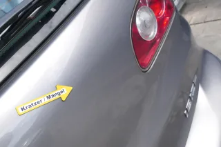 Seat Ibiza 6L Heckklappe Klappe hinten Kofferraumklappe grau LS7U ohneBremsleuch - Bild 7