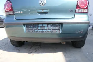VW Polo 9N 9N3 Stoßstange Heckstoßstange hinten blau grün LA6L - Bild 2