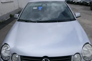 VW Polo 9N Motorhaube Klappe vorne silber grau LA7W reflexsilber bisca.Bj.2004 K - Bild 1