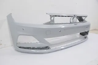 VW Polo AW 2G Stoßstange vorne Frontstoßstange Stoßfänger silber - Bild 3