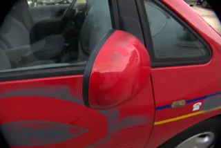 VW Sharan Alhambra elektrischer Spiegel Außenspiegel rechts rot Galaxy WGR Ford - Bild 3