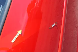 VW Golf 4 Tür vorne links Fahrertür 2/3-Türer rot LP3G ohneAnbauteile - Bild 4