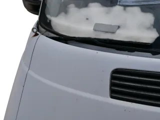VW T4 Transporter Pritsche Motorhaube Haube Klappe vorne weiß R902 Kurze AC0 - Bild 8