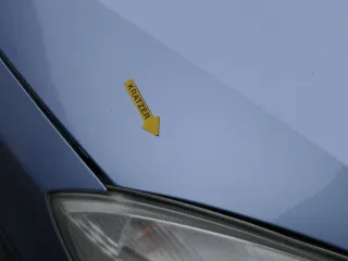 Skoda Fabia 5J Roomster Motorhaube Haube Klappe vorne blau LF5Y - Bild 5