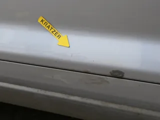 Audi A3 8P 2/3-Türer Tür vorne rechts Beifahrertür Türblatt grau LY7J - Bild 8