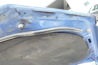VW Golf 5 V 1K Motorhaube Haube Klappe vorne blau LC5G - Rost ROST Rost - Bild 4