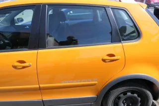 VW Polo 9N 9N3 Cross Tür hinten links orange LD2C 4/5-Türer mit Scheibe - Bild 1