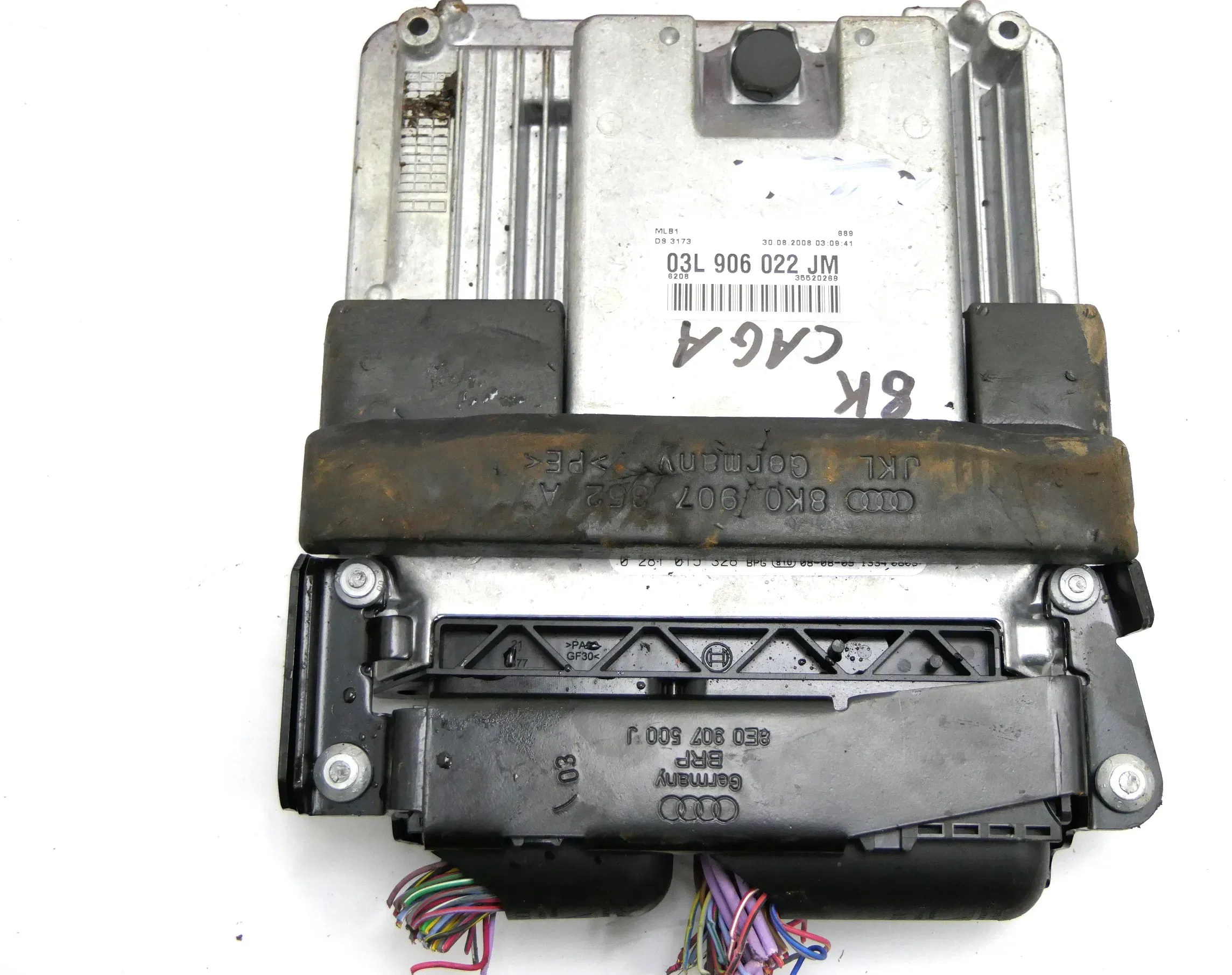 Audi A4 8K B8 Motorsteuergerät Steuergerät Motor 03L906022JM 2.0 CAGA - Bild 1