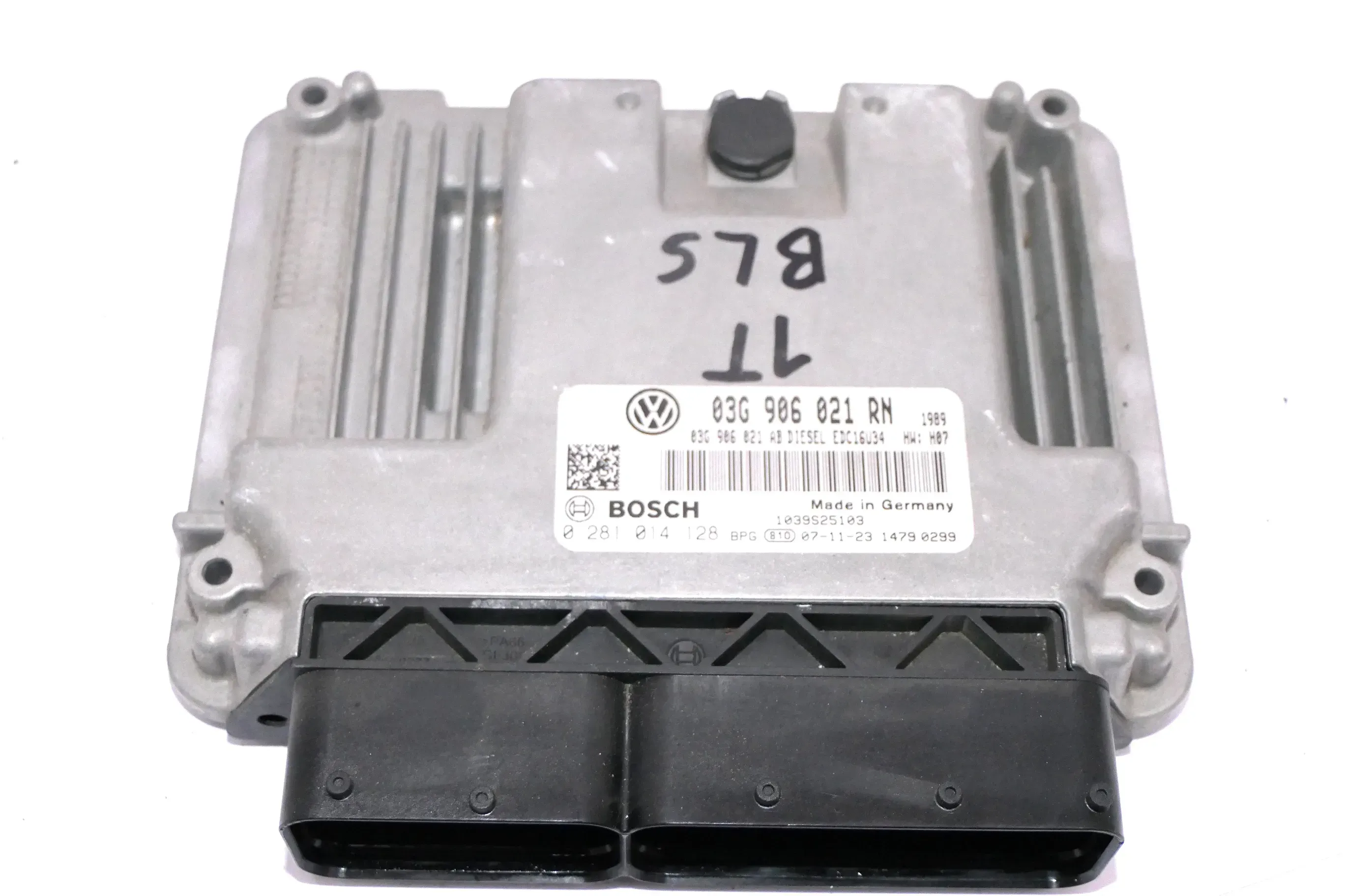 VW Touran Steuergerät 1.9 TDI 77kw 105PS BLS Motor 03G906021RN - Bild 1