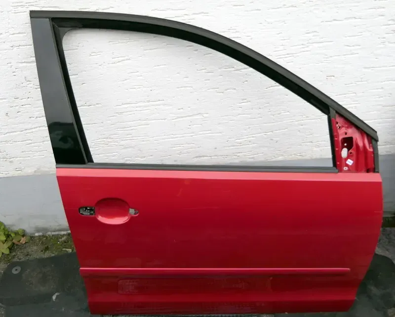 VW Polo 9N 9N3 Tür vorne rechts Beifahrertür 4/5-Türer rot braun LC3X - Bild 1