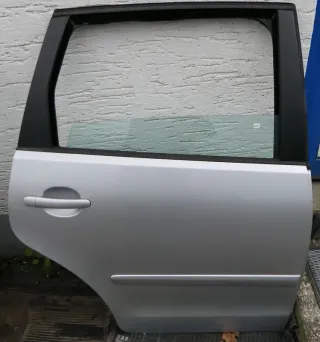 VW Polo 9N 9N3 Tür hinten rechts 4/5-Türer grau silber LA7W   130838 - Bild 1