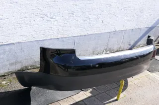 Audi A4 8E B6 Kombi Avant Stoßstange hinten mit Spoiler schwarz LY9B - Bild 3