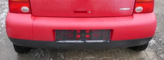 VW Lupo Stoßstange hinten Heckstoßstange Stoßfänger rot LP3G - Bild 1