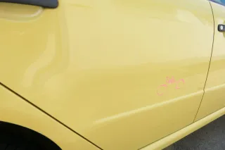 Skoda Fabia 6Y Limousine Schrägheck Tür hinten rechts gelb LF1R - Bild 4