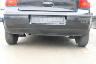 VW Polo 9N 9N3 Stoßstange Heckstoßstange hinten schwarz LC9Z - Bild 1