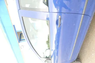 VW Fox 5Z Tür vorne links Fahrertür blau LL5M - ohne Anbauteile - Bild 2