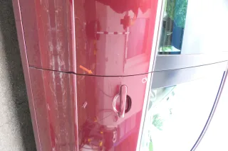 VW Polo 9N 9N3 Tür hinten rechts 4/5-Türer rot LC3R - ohne Anbauteile - Bild 4