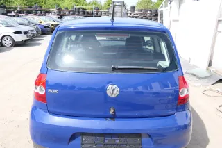 VW Fox 5Z Heckklappe Kofferraumklappe Klappe hinten + Scheibe blau LL5M - Bild 1