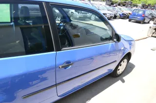 VW Lupo Seat Arosa Tür vorne rechts Beifahrertür blau LR5A (mechanischerFenst - Bild 3