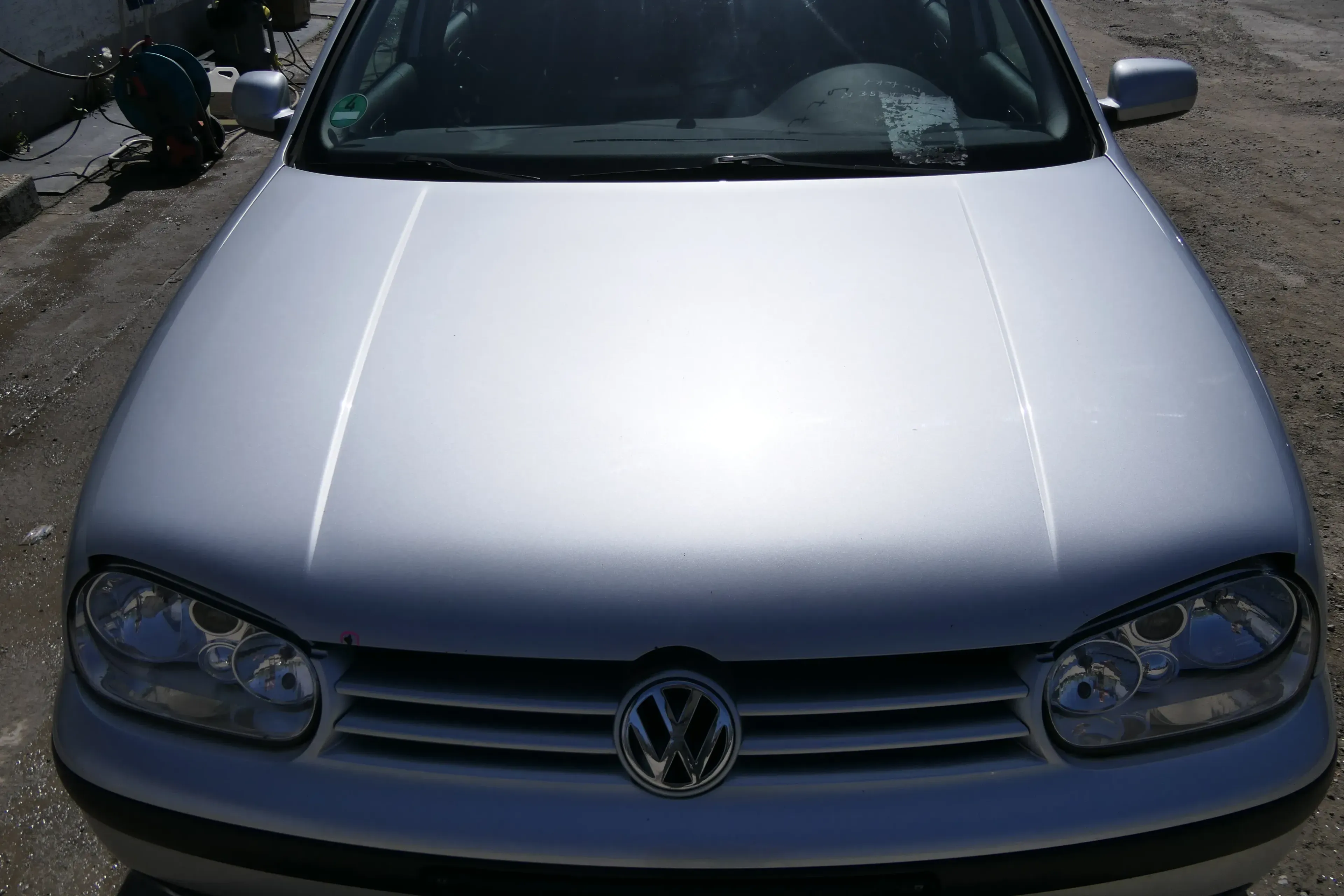VW Golf 4 Motorhaube Haube Klappe vorne silber grau LA7W grau reflexsilber - Bild 1