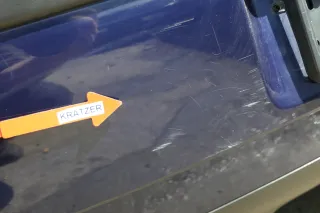 VW Polo 9N 9N3 Stoßstange Heckstoßstange hinten blau LB5N - Bild 2