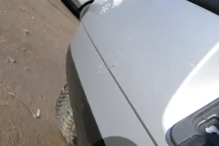 VW Polo 9N 9N3 Stoßstange Heckstoßstange hinten silber LA7W - Bild 6