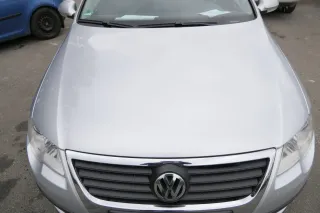 Passat 3C Motorhaube Klappe vorne vorn Haube silber grau LA7W reflexsilber -ROST - Bild 1