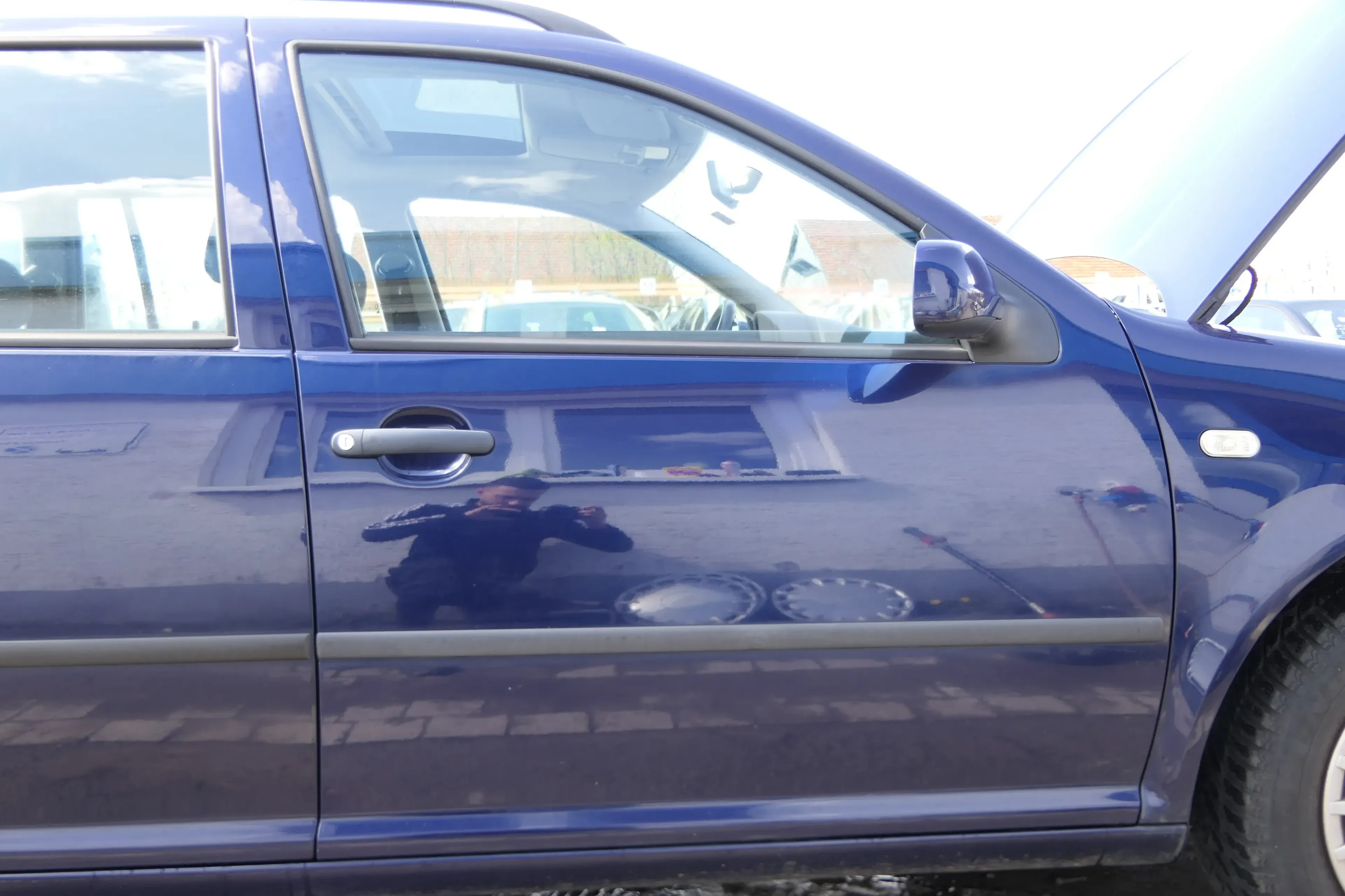 Golf 4 Bora Tür vorne rechts Beifahrertür 4/5-Türer Kombi Variant blau LB5N - Bild 1