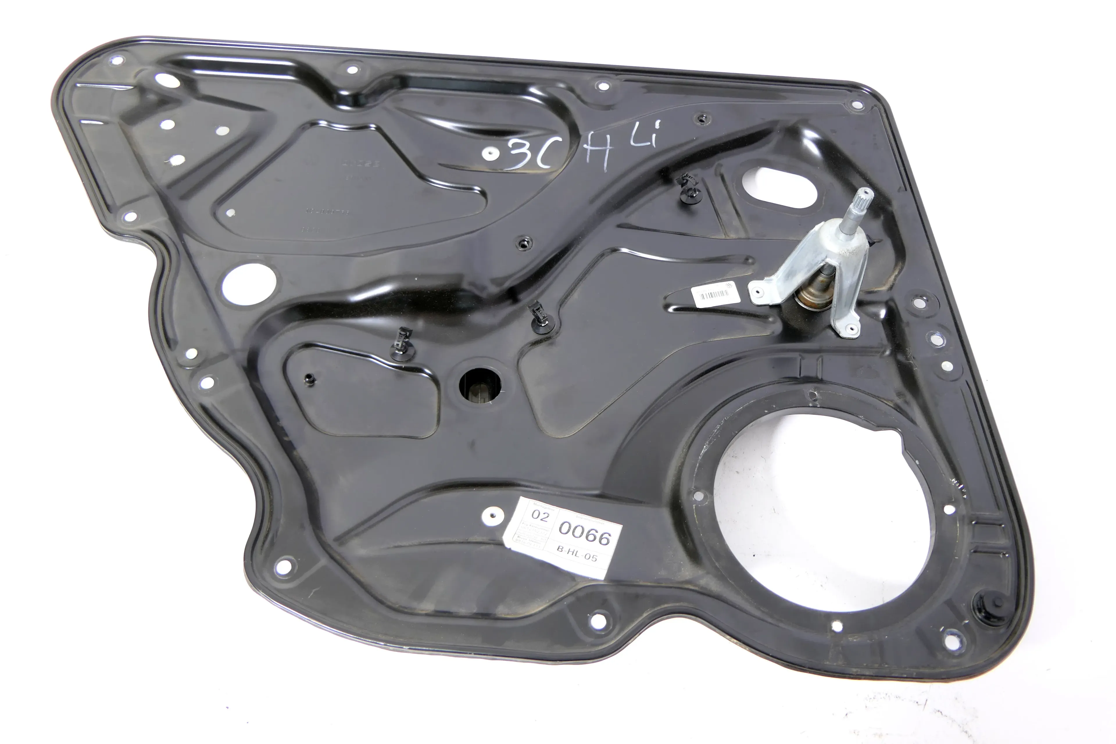 VW Passat 3C mechanischer manueller Fensterheber hinten links - Kombi Variant - Bild 1