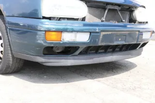 VW Golf 3 auch Cabrio Stoßstange vorne Stoßfänger vorn grün LC6P lackiert - Bild 4