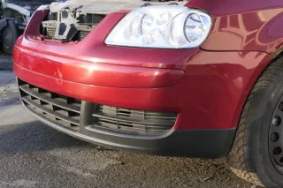 VW Touran 1T Stoßstange vorne Frontstoßstange Stoßfänger wein-rot braun LA3W red - Bild 3
