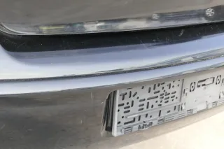 VW Polo 9N 9N3 Stoßstange Heckstoßstange hinten schwarz L041 uni black Spoiler - Bild 7