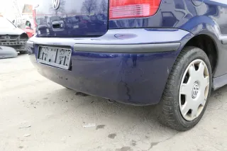 VW Polo 6N2 Stoßstange hinten Heckstoßstange Stoßfänger blau LB5N indigoblau bla - Bild 2